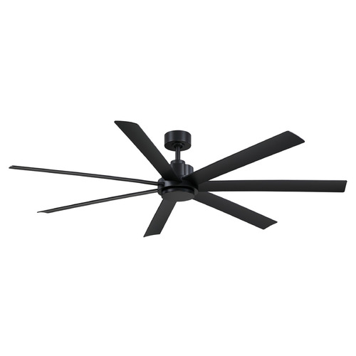 Fanimation Fans Pendry 72 Black Ceiling Fan Without Light by Fanimation Fans FPD6872BLW
