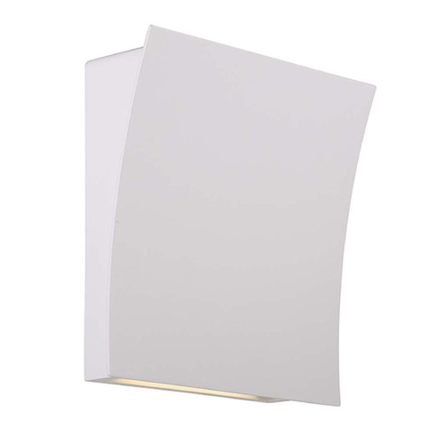 Modern Forms by WAC Lighting Slide 10-Inch LED Wall Sconce in White by Modern Forms WS-27610-WT