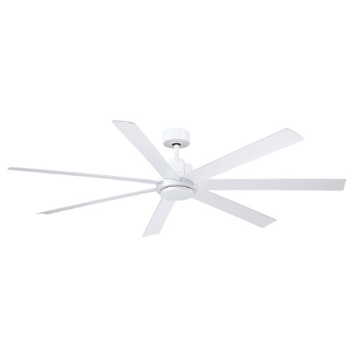 Fanimation Fans Pendry 72 Matte White Ceiling Fan Without Light by Fanimation Fans FPD6872MWW
