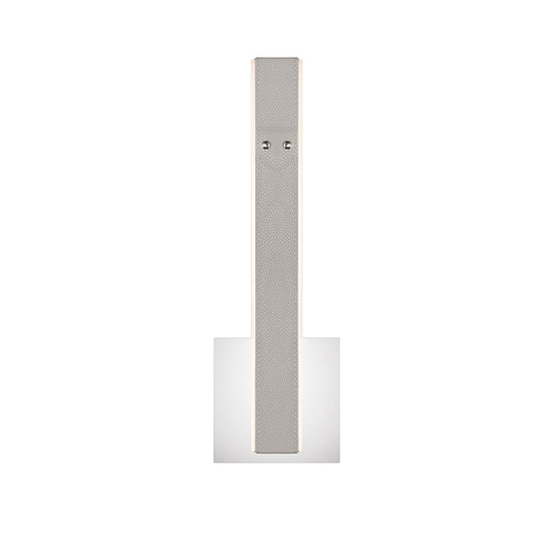 Eurofase Lighting Verdura 16-Inch LED Leather Wall Sconce in Grey by Eurofase Lighting 43892-037