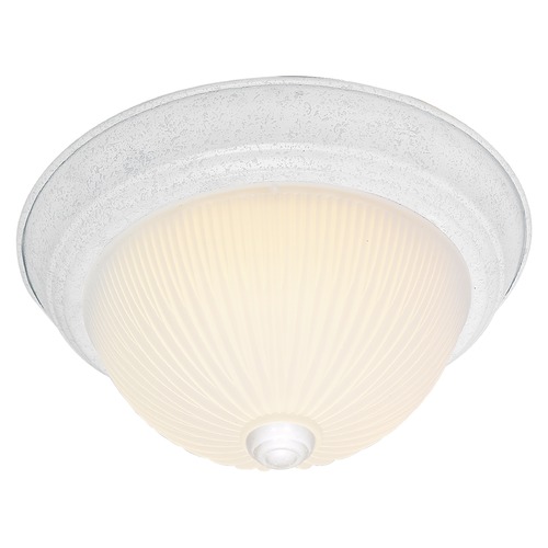 Nuvo Lighting Textured White Flush Mount by Nuvo Lighting SF76/133