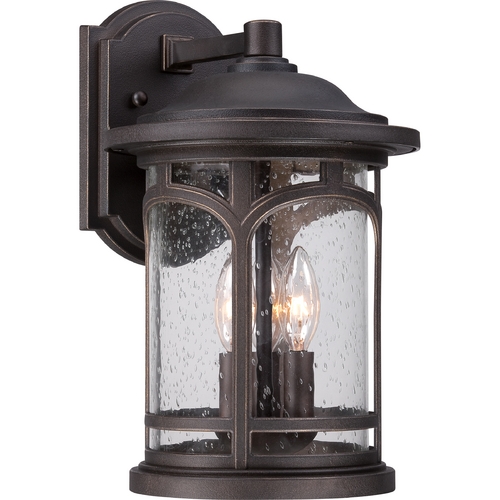 Quoizel Lighting Marblehead Outdoor Wall Light in Palladian Bronze by Quoizel Lighting MBH8409PN