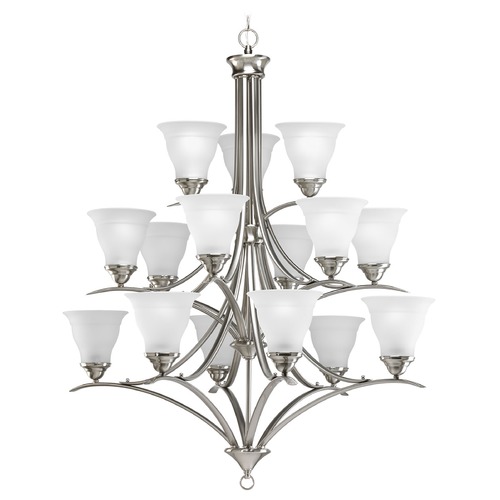 Progress Lighting Trinity 43.75-Inch Chandelier in Brushed Nickel by Progress Lighting P4365-09
