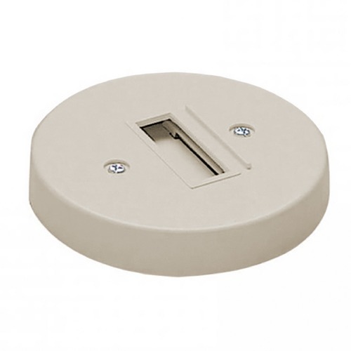 WAC Lighting Brushed Nickel L Track Round Monopoint Canopy by WAC Lighting LMP-BN