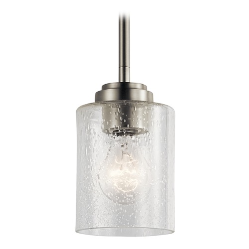 Kichler Lighting Winslow Mini Pendant in Brushed Nickel by Kichler by Kichler Lighting 44032NI