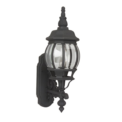Craftmade Lighting French Style Matte Black Outdoor Wall Light by Craftmade Lighting Z320-TB