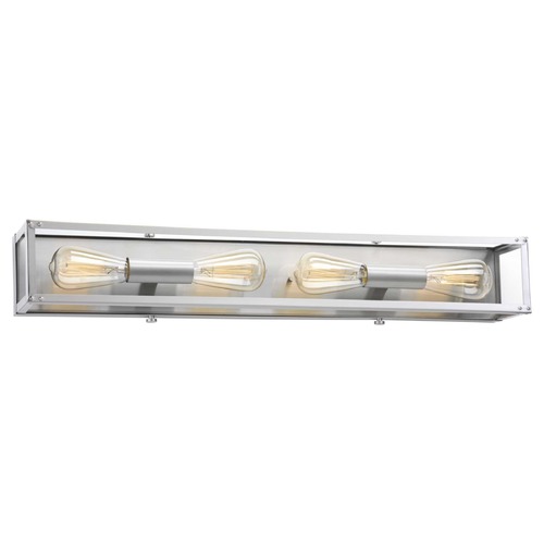 Progress Lighting Union Square Stainless Steel 4-Light Bathroom Light by Progress Lighting P300136-135
