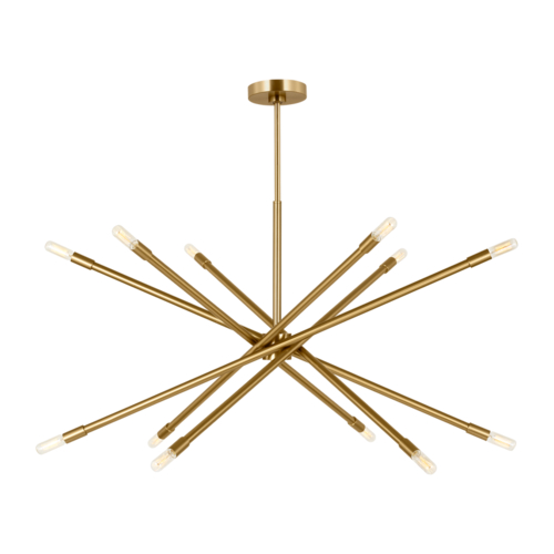 Visual Comfort Studio Collection Eastyn 42-Inch Chandelier in Burnished Brass by Visual Comfort Studio CC16512BBS