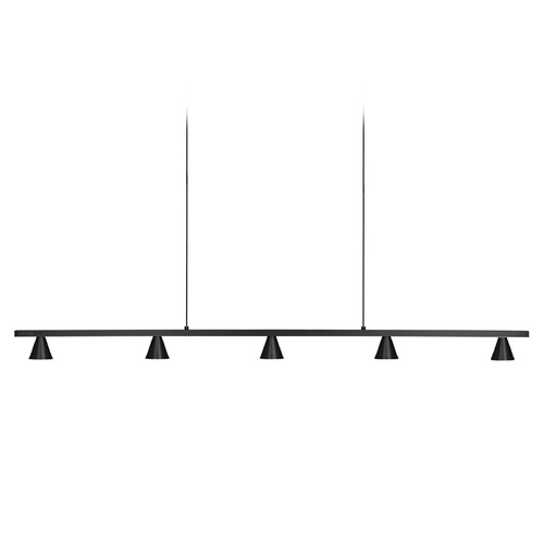 Kuzco Lighting Kuzco Lighting Dune Black LED Island Light with Conical Shade LP19947-BK-UNV