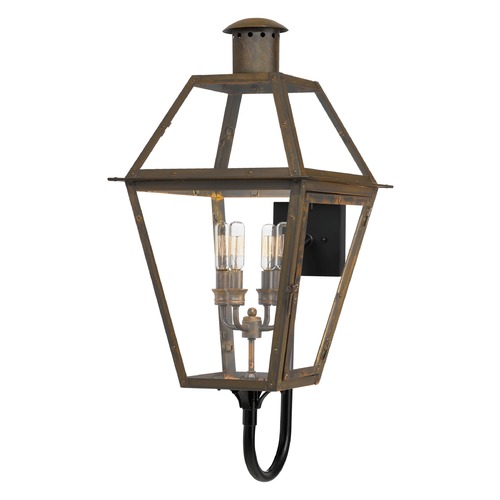 Quoizel Lighting Rue De Royal Industrial Bronze Outdoor Wall Light by Quoizel Lighting RO8414IZ