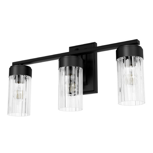 Hunter Fan Company Hunter Fan Company Gatz Matte Black Bathroom Light 45222
