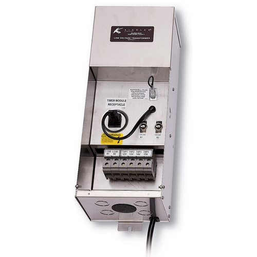Kichler Lighting Pro Series 200W Transformer in Stainless Steel by Kichler Lighting 15PR200SS