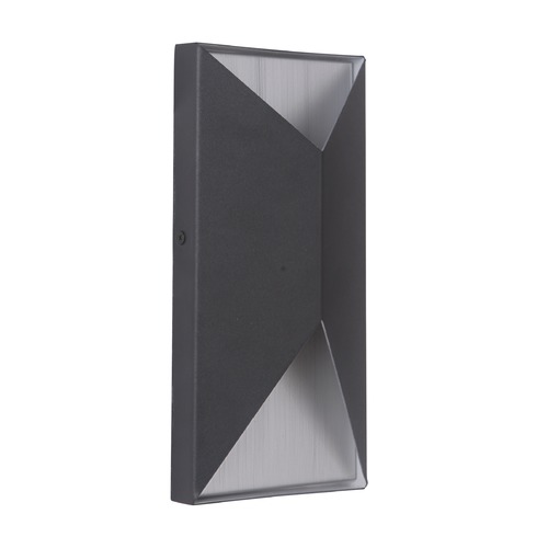 Craftmade Lighting Peak Matte Black / Brushed Aluminum LED Outdoor Wall Light by Craftmade Lighting Z3402-TBBA-LED