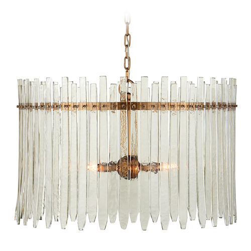 Currey and Company Lighting Currey and Company Electra Antique Brass Chandelier 9000-1234