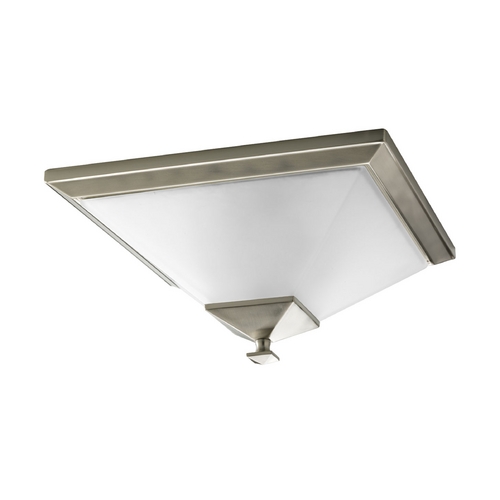 Progress Lighting North Park 15-Inch Flush Mount in Brushed Nickel by Progress Lighting P3852-09