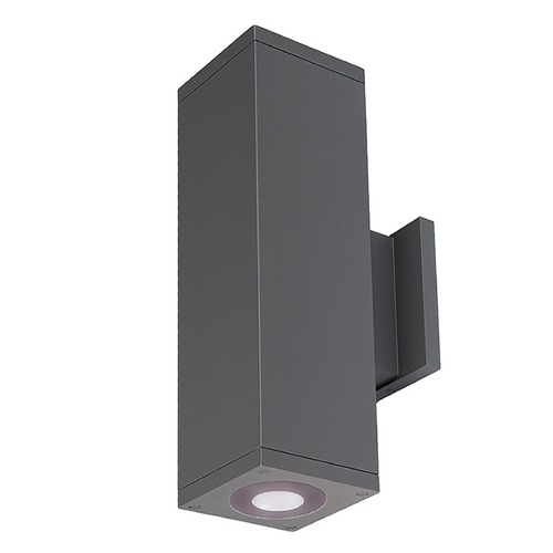 WAC Lighting Cube Arch Graphite LED Outdoor Wall Light by WAC Lighting DC-WD06-U840B-GH