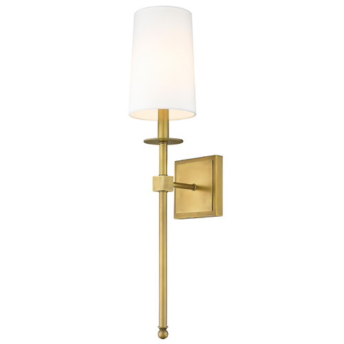 Z-Lite Camila Rubbed Brass Sconce by Z-Lite 811-1S-RB-WH