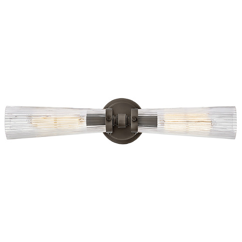 Hinkley Jude Black Oxide LED Vertical Bathroom Light by Hinkley Lighting 50092BX