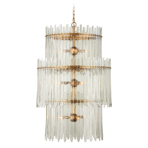 Currey and Company Lighting Currey and Company Electra Antique Brass Chandelier 9000-1235