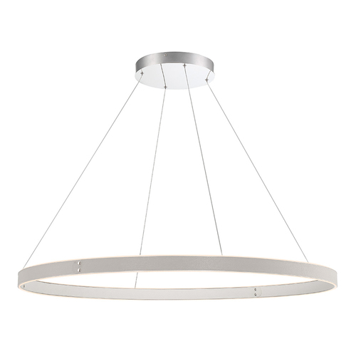 Eurofase Lighting Verdura 45-Inch LED Leather Chandelier in Grey by Eurofase Lighting 43898-039