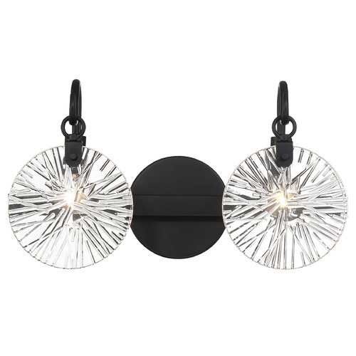 Savoy House Savoy House Lighting Addison Matte Black Bathroom Light 8-3981-2-BK