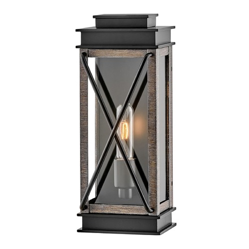 Hinkley Montecito 15-Inch Black Outdoor Wall Light by Hinkley Lighting 11190BK