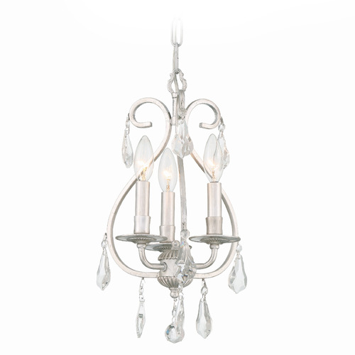 Crystorama Lighting Crystorama Lighting Ashton Olde Silver Crystal Chandelier 5013-OS-CL-S
