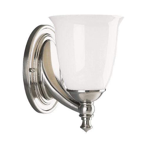 Progress Lighting Victorian Sconce in Brushed Nickel by Progress Lighting P3027-09