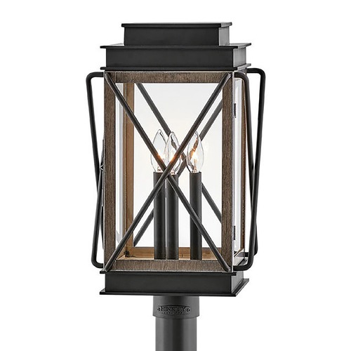Hinkley Montecito 20.50-Inch Black Post Light by Hinkley Lighting 11191BK