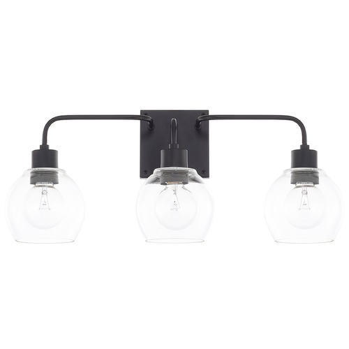 HomePlace by Capital Lighting Tanner 24.50-Inch Matte Black Bath Light by HomePlace by Capital Lighting 120031MB-426