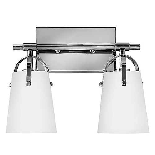 Hinkley Foster Chrome LED Bathroom Light by Hinkley Lighting 5132CM-OP