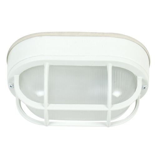 Craftmade Lighting Bulkhead Matte White Flush Mount by Craftmade Lighting Z396-04