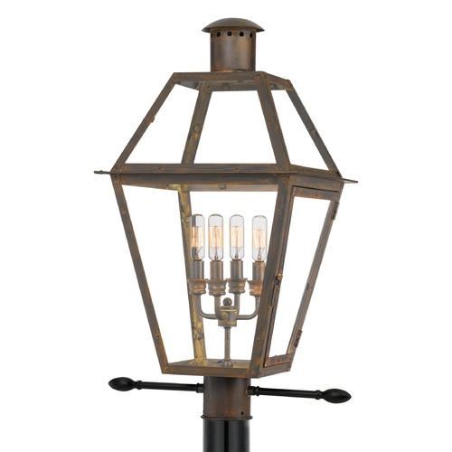 Quoizel Lighting Rue De Royal Industrial Bronze Post Light by Quoizel Lighting RO9014IZ