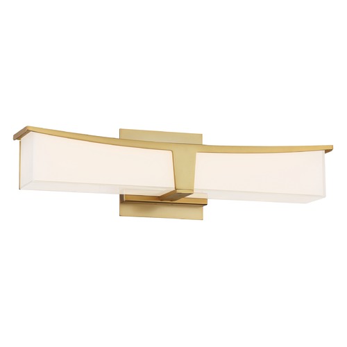 George Kovacs Lighting Plane Honey Gold LED Bathroom Light by George Kovacs P1532-248-L