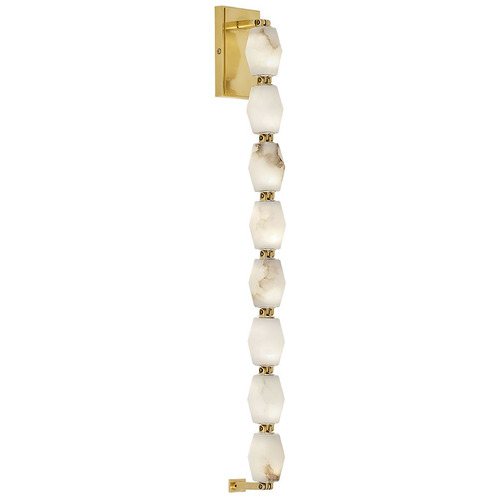 Visual Comfort Modern Collection Visual Comfort Modern Collection Sean Lavin Collier Hand Rubbed Antique Brass LED Sconce SLWS54730ALBHAB