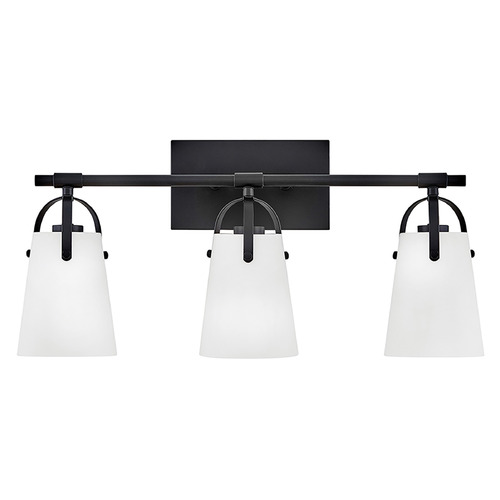 Hinkley Foster Black LED Bathroom Light by Hinkley Lighting 5133BK-OP