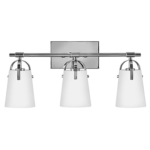 Hinkley Foster Chrome LED Bathroom Light by Hinkley Lighting 5133CM-OP
