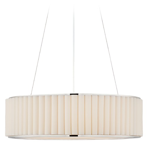 Visual Comfort Signature Collection Ian K. Fowler Palati Large Hanging Shade in Nickel by Visual Comfort Signature S5440PNL