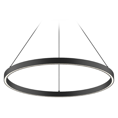 Kuzco Lighting Kuzco Lighting Cerchio Black LED Pendant Light PD87124-BK-UNV-010