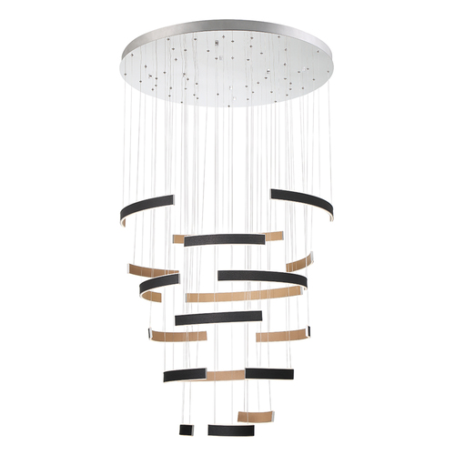Eurofase Lighting Verdura 6-Tier LED Grand Chandelier in Black by Eurofase Lighting 43902-019