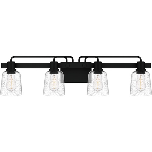 Quoizel Lighting Lydia Matte Black Bathroom Light by Quoizel Lighting LYD8634MBK