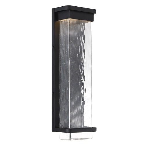 Modern Forms by WAC Lighting Vitrine 21-Inch LED Outdoor Wall Light in Black 3000K by Modern Forms WS-W32521-BK
