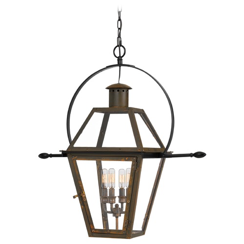 Quoizel Lighting Rue De Royal Industrial Bronze Outdoor Hanging Light by Quoizel Lighting RO1914IZ