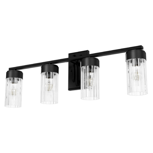 Hunter Fan Company Hunter Fan Company Gatz Matte Black Bathroom Light 45223