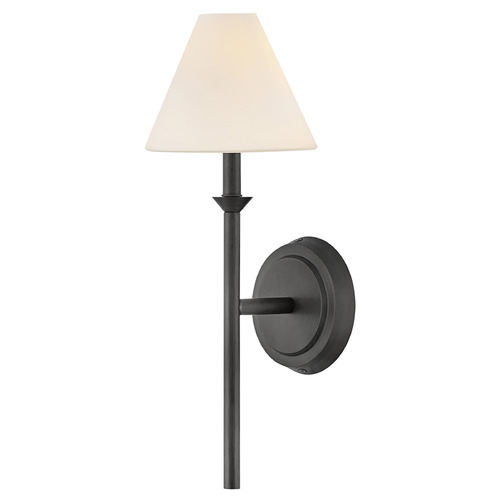 Hinkley Greta Blackened Brass LED Sconce by Hinkley Lighting 52490BLB-OP