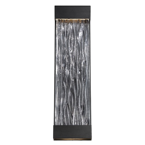 Modern Forms by WAC Lighting Fathom 22-Inch LED Outdoor Wall Light in Black by Modern Forms WS-W37922-BK