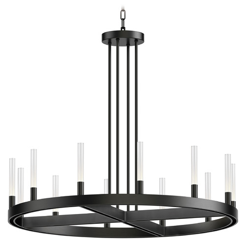 Maxim Lighting Maxim Lighting Ovation Black LED Chandelier 16164CRBK