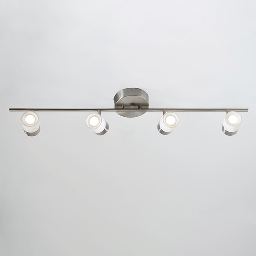 AFX Lighting Afx Lighting Gramercy Satin Nickel & White LED Rail Kit GRAF4450L30WH