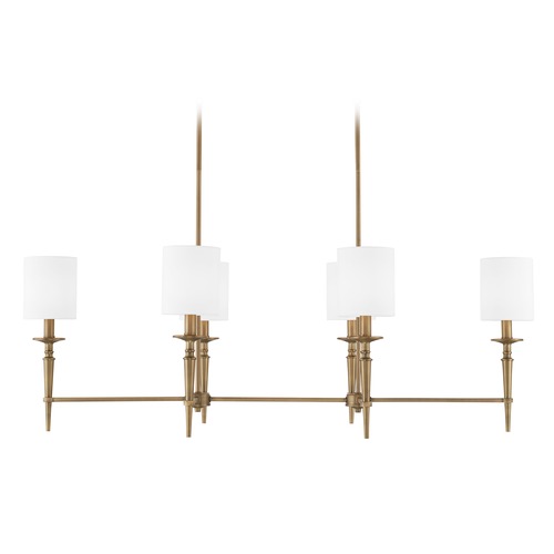 Capital Lighting Abbie 48-Inch Island Light in Aged Brass by HomePlace by Capital Lighting 842661AD-701