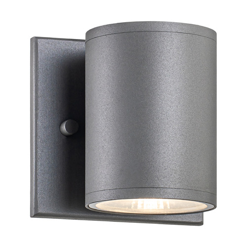 Matteo Lighting Tubular Grey LED Outdoor Wall Light by Matteo Lighting S10201GY